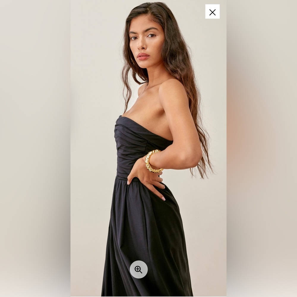 Reformation Lissa Dress in Black size 2